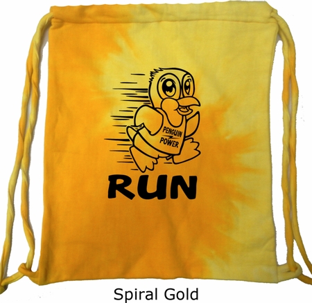 Black Penguin Power Run Tie Dye Bag