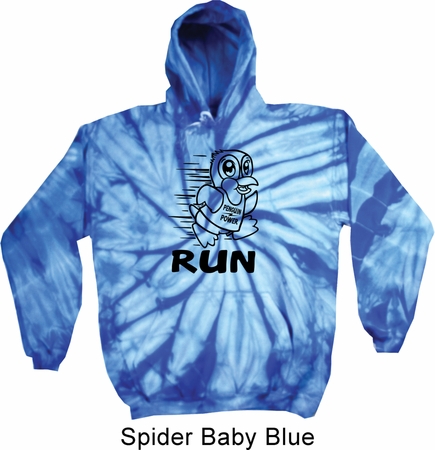 Black Penguin Power Run Tie Dye Hoodie