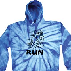 Black Penguin Power Run Tie Dye Hoodie