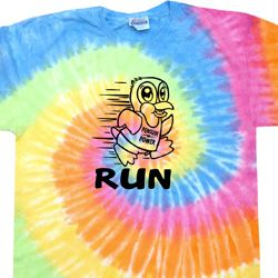 Black Penguin Power Run Tie Dye Shirt