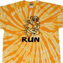 Black Penguin Power Run Twist Tie Dye Shirt