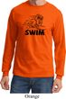 Black Penguin Power Swim Long Sleeve Shirt