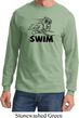 Black Penguin Power Swim Long Sleeve Shirt