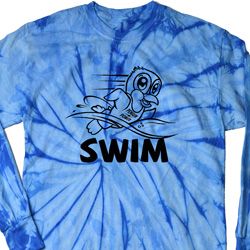 Black Penguin Power Swim Long Sleeve Tie Dye Shirt Black Penguin Power Swim Long Sleeve Tie Dye Shirt