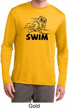 Black Penguin Power Swim Moisture Wicking Long Sleeve