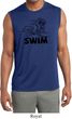 Black Penguin Power Swim Moisture Wicking Sleeveless Shirt