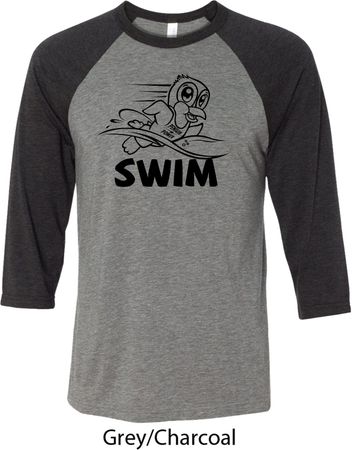 Black Penguin Power Swim Raglan Shirt