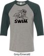 Black Penguin Power Swim Raglan Shirt