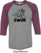 Black Penguin Power Swim Raglan Shirt