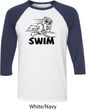 Black Penguin Power Swim Raglan Shirt