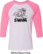 Black Penguin Power Swim Raglan Shirt