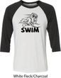Black Penguin Power Swim Raglan Shirt