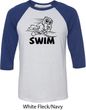 Black Penguin Power Swim Raglan Shirt