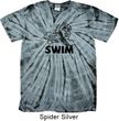 Black Penguin Power Swim Spider Tie Dye Shirt