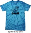 Black Penguin Power Swim Spider Tie Dye Shirt