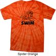 Black Penguin Power Swim Spider Tie Dye Shirt