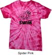 Black Penguin Power Swim Spider Tie Dye Shirt