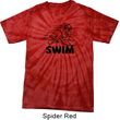 Black Penguin Power Swim Spider Tie Dye Shirt
