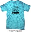 Black Penguin Power Swim Spider Tie Dye Shirt