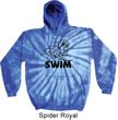 Black Penguin Power Swim Tie Dye Hoodie
