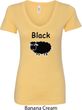 Black Sheep of the Family Funny Ladies V-Neck Shirt