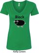 Black Sheep of the Family Funny Ladies V-Neck Shirt