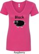 Black Sheep of the Family Funny Ladies V-Neck Shirt