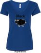 Black Sheep of the Family Funny Ladies V-Neck Shirt