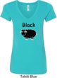 Black Sheep of the Family Funny Ladies V-Neck Shirt