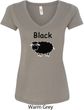 Black Sheep of the Family Funny Ladies V-Neck Shirt
