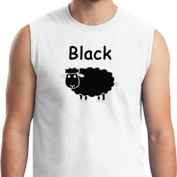 Black Sheep of the Family Funny Mens Muscle Shirt