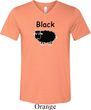 Black Sheep of the Family Funny Mens Tri Blend V-neck Shirt