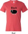 Black Sheep of the Family Funny Mens Tri Blend V-neck Shirt