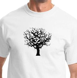 Black Tree of Life Mens Yoga Shirts