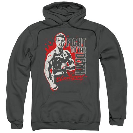 Bloodsport Hoodie To The Death Charcoal Sweatshirt Hoody