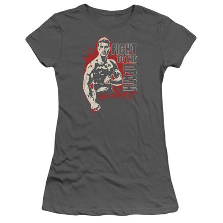 Bloodsport Juniors Shirt To The Death Charcoal Tee T-Shirt
