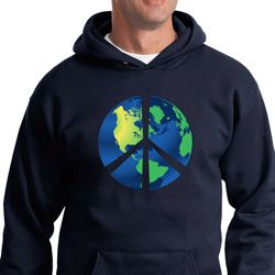 Blue Earth Peace Hoodie