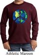 Blue Earth Peace Kids Long Sleeve Shirt