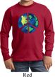 Blue Earth Peace Kids Long Sleeve Shirt