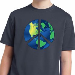 Blue Earth Peace Kids Moisture Wicking Shirt