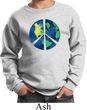 Blue Earth Peace Kids Sweat Shirt