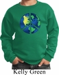 Blue Earth Peace Kids Sweat Shirt