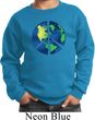 Blue Earth Peace Kids Sweat Shirt