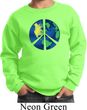Blue Earth Peace Kids Sweat Shirt