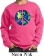 Blue Earth Peace Kids Sweat Shirt