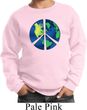 Blue Earth Peace Kids Sweat Shirt