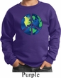 Blue Earth Peace Kids Sweat Shirt