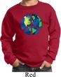 Blue Earth Peace Kids Sweat Shirt