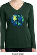Blue Earth Peace Ladies Dry Wicking Long Sleeve Shirt