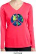 Blue Earth Peace Ladies Dry Wicking Long Sleeve Shirt